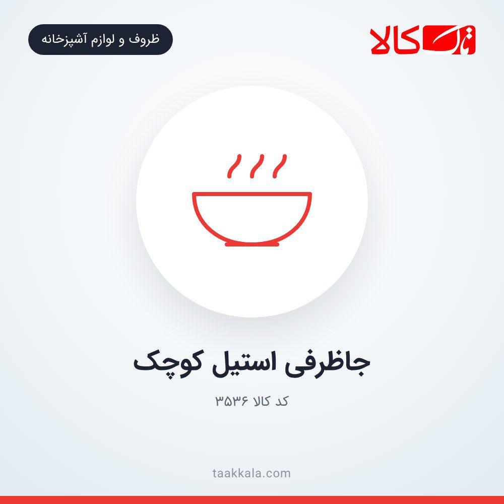 جاظرفی استیل کوچک